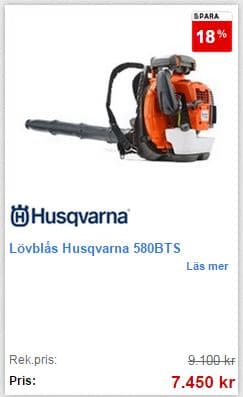 Husqvarna 580BTs