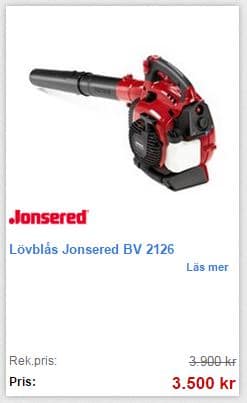 Jonsered Lövblås BV2126