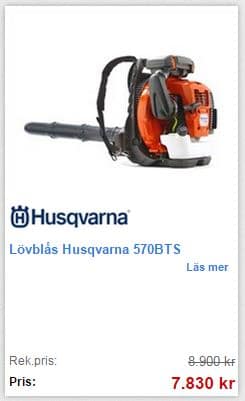 Lövblås Husqvarna 570BTS