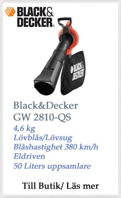 black decker gw2810 lövblås